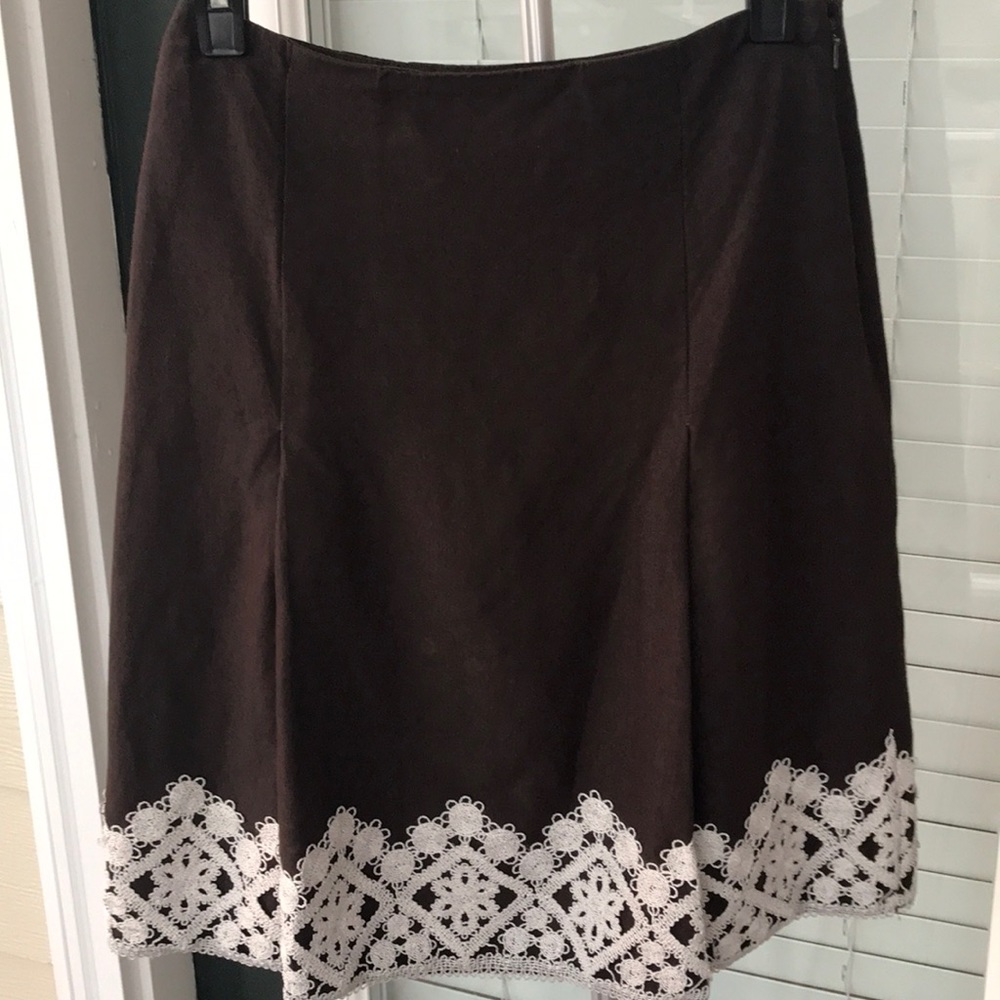 Ann Taylor Loft brown skirt